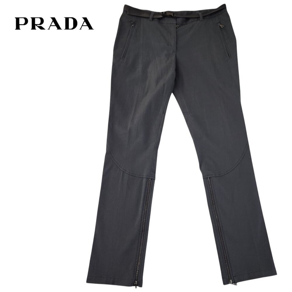 PRADA SPORT Linea Rossa Tech Equestrian Pants Y2K Vibe sz 46 (US 10-12)